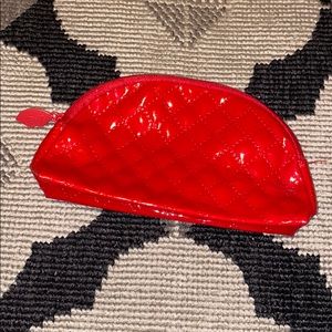 3 for $12 red leather makeup bag